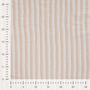 MUSSOLA BISTRIPE BIANCO E SABBIA