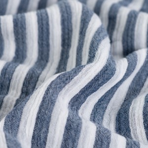 MUSSOLA BISTRIPE BIANCO E BLU