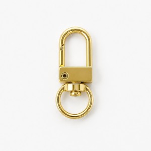 GANCIO GIREVOLE CON ANELLO DORATO cm 3.2