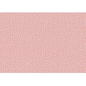 COTONE RIGHE 4mm BIANCO E NUOVO ROSA ANTICO