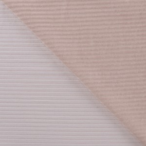 BIG RIB JERSEY CORDUROY MISTO COTONE ROSA