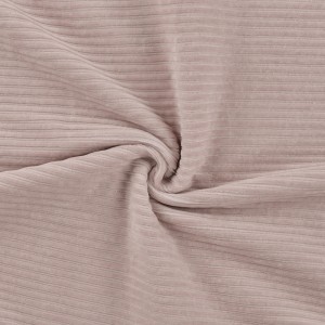 BIG RIB JERSEY CORDUROY MISTO COTONE ROSA