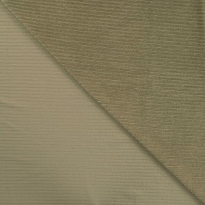 BIG RIB JERSEY CORDUROY MISTO COTONE VERDE OLIVA