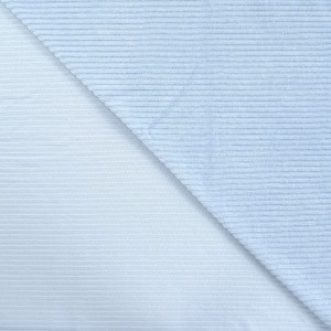 BIG RIB JERSEY CORDUROY MISTO COTONE AZZURRO