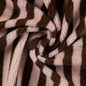TEDDY STRIPE ROSA E MARRONE