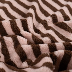 TEDDY STRIPE ROSA E MARRONE