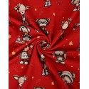 ORRSETTI PORTADONI TRA LE STELLE ROSSE CHRISTMAS BASE BIANCO JERSEY