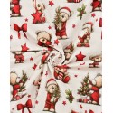 FACCETTE FURBETTE CHRISTMAS BASE BLU JERSEY