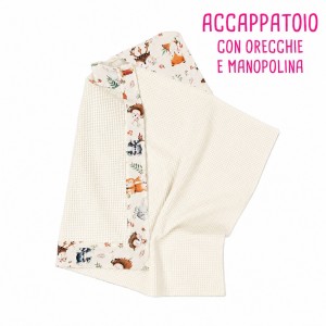 KIT ACCAPPATOIO CON ORECCHIETTE BISPUGNA ROSA E AVIATRICE