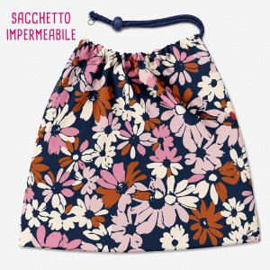 KIT SACCHETTO IN AQUA PROTECT FIORELLONI BASE BLU