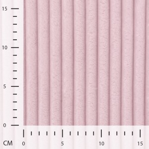 MINKY STRIPE DOUBLEFACE ROSA BABY