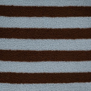 TEDDY STRIPE AZZURRO E MARRONE
