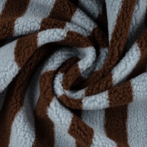 TEDDY STRIPE AZZURRO E MARRONE