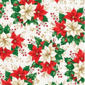 MEZZO PANAMA LUREX STELLE DI NATALE