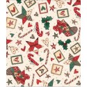 COTONE BACCHE DI NATALE E QUADRI