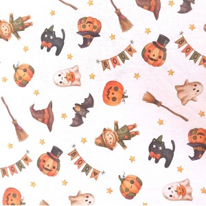 HALLOWEEN BOO SCOPETTA E ZUCCA BASE BIANCA