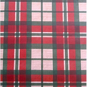 TESSUTO IDROREPELLENTE TARTAN QUADRO GRANDE