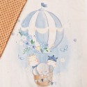 DUETTO PANNELLO MONGOLFIERA BOY + MINKY AZZURRO BABY