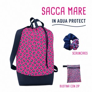 KIT SACCA MARE IMPERMEABILE CHOUPETTE E AQUA PROTECT LATTE