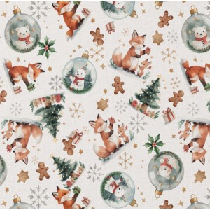 FOXNO VOLPINA REGALINA E ORSETTO NELLA PALLA