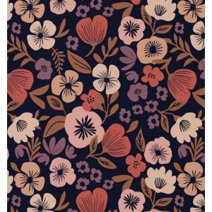 PALAWA FIORI MODERNI BASE BLU SCURISSIMA