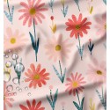 TESSUTO IMPERMEABILE NAIVE ASTRATTISMO MULTICOLORE