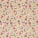 POIS SPARSI GLITTER ORO BASE LATTE
