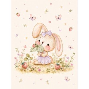NEW PANNELLO COTONE CM 75X100 BERRYBOW CONIGLIETTA