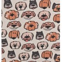 FELPA FACCINE DOGS BASE DENIM MELANGE