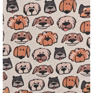 FELPA FACCINE DOGS BASE ECRU SEMI MELANGE