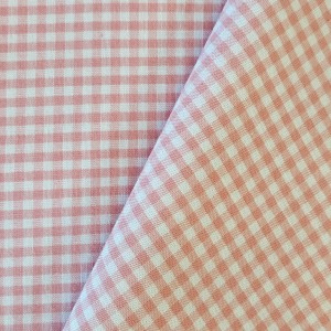 POPELINE TINTO IN FILO QUADRETTI 3 MM ROSA ANTICO POPELINE TINTO IN FILO QUADRETTI 3 MM ROSA ANTICO